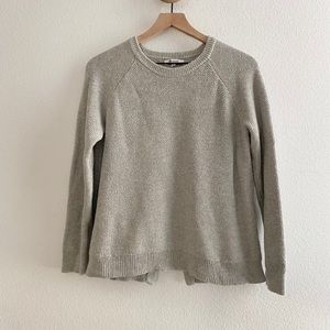 Madewell Gray Province Cross Back Sweater Medium